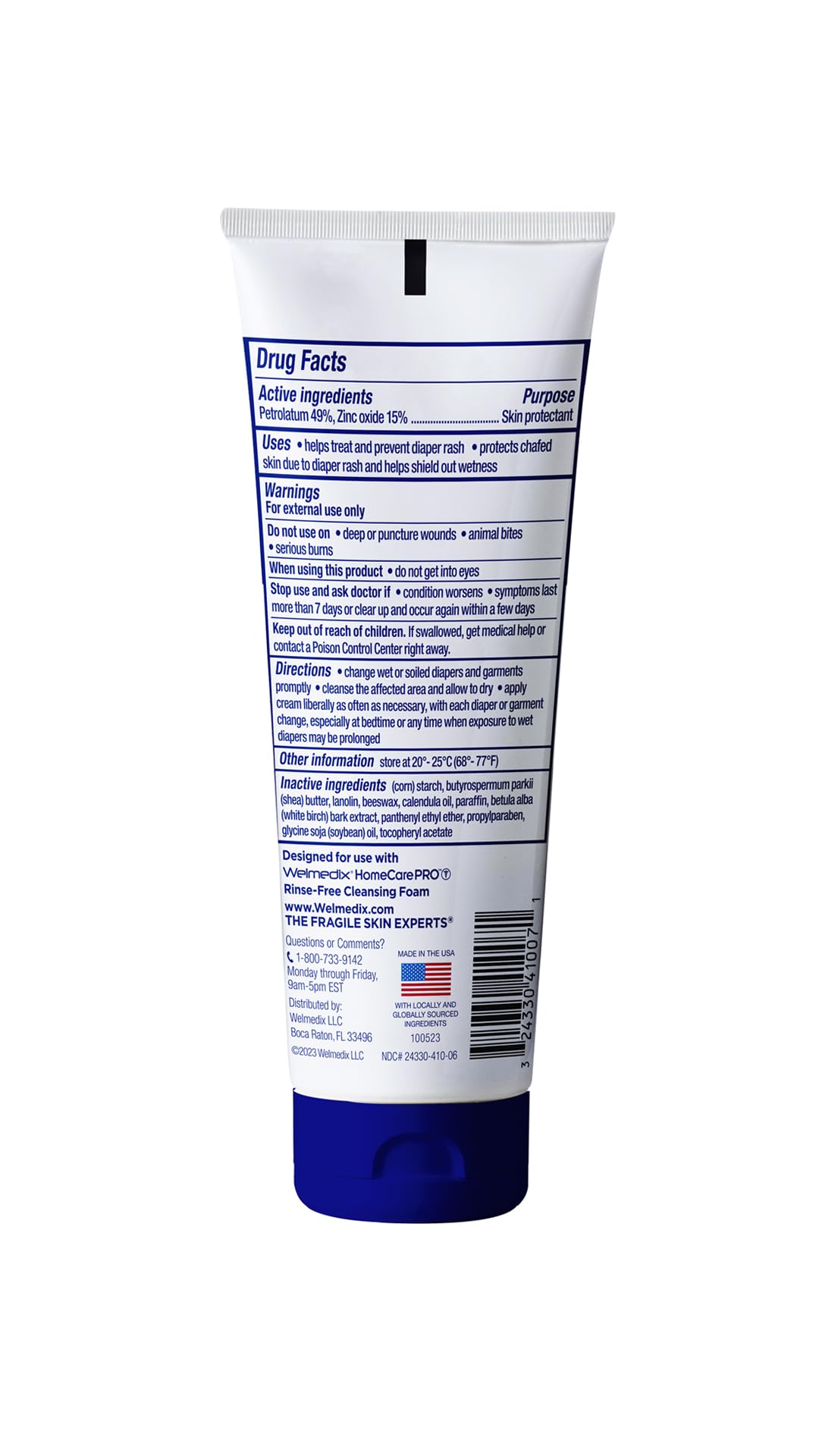 Welmedix HomeCare Pro Rapid Relief—application on skin for cooling relief.