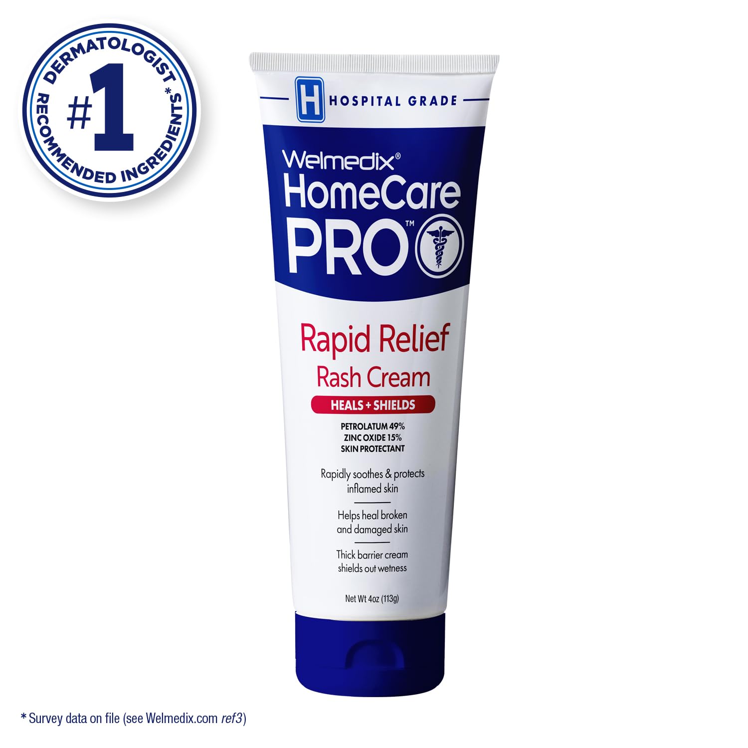 Welmedix HomeCare Pro label back—ingredient clarity for informed use.