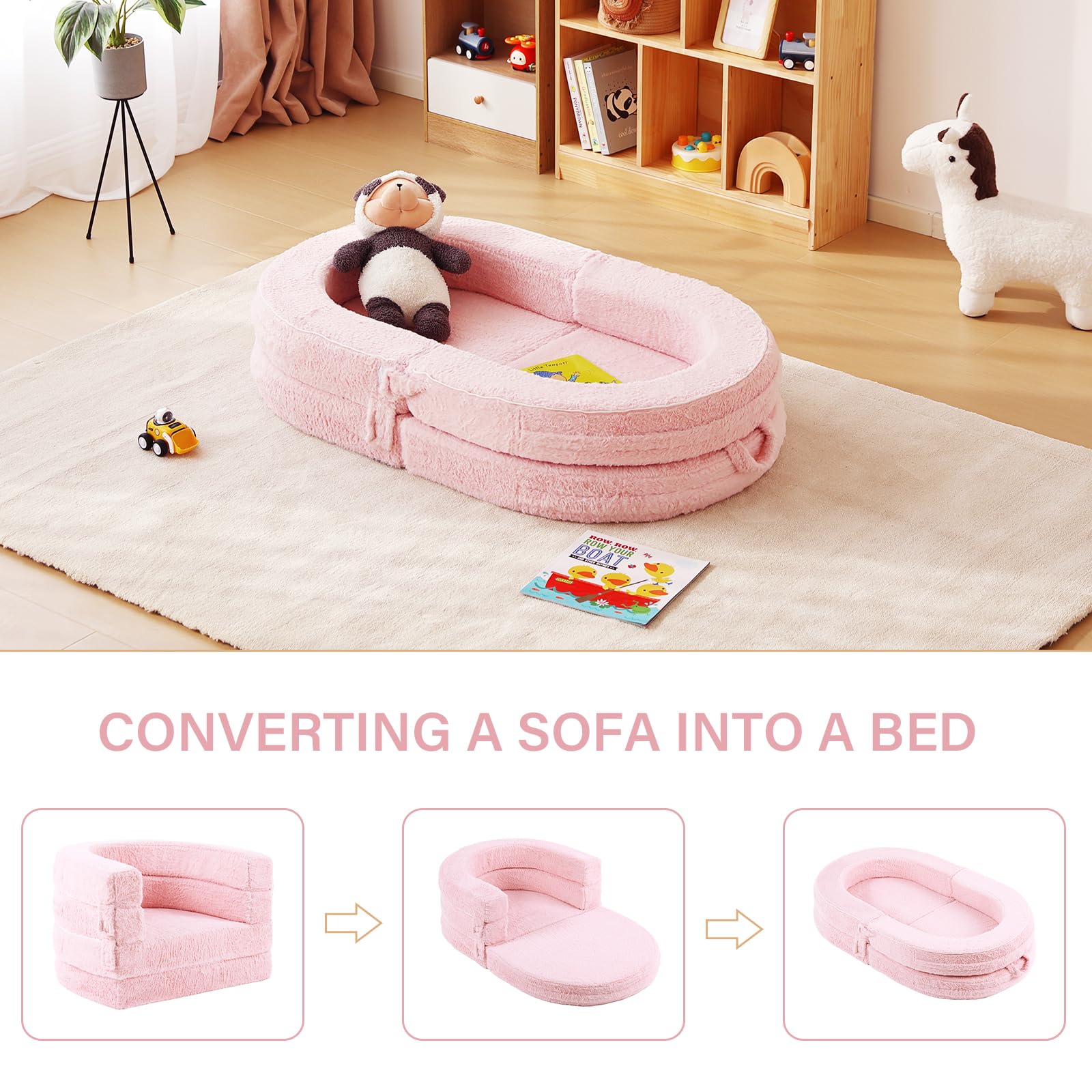 Welnow Travel bed with removable cover for easy washing and long-lasting freshness.