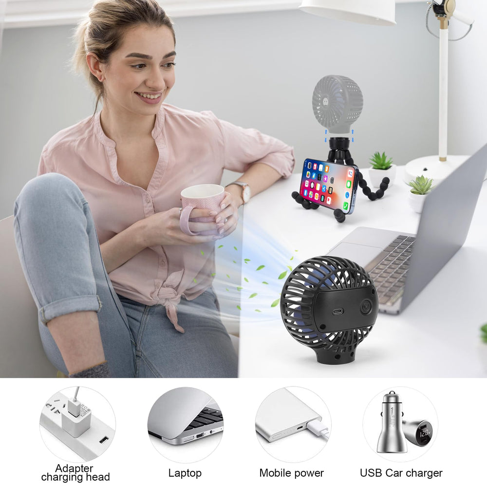 Welodorir clip-on fan supports stroller and crib journeys.
