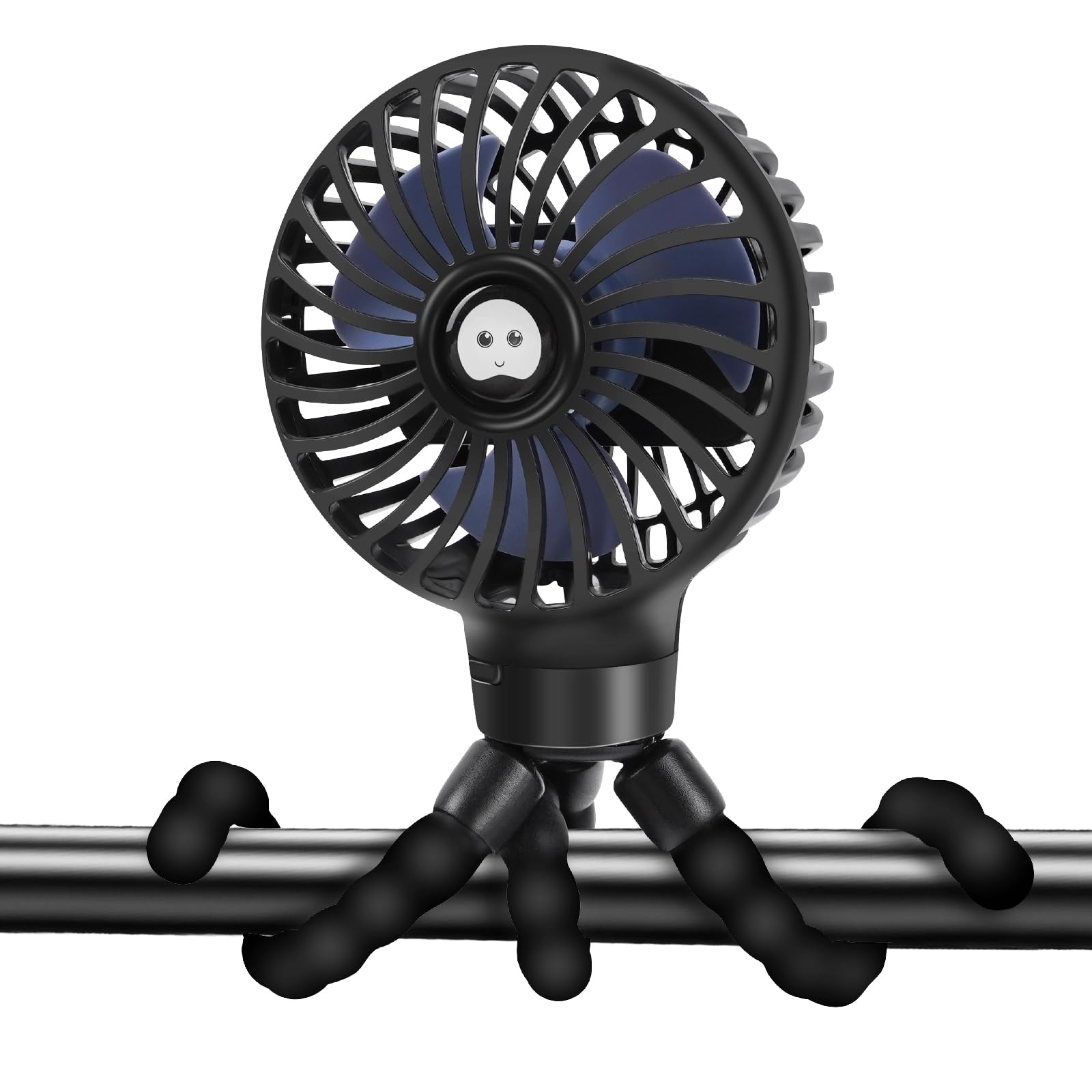 Welodorir rechargeable stroller fan clip-on for safe portable cooling.