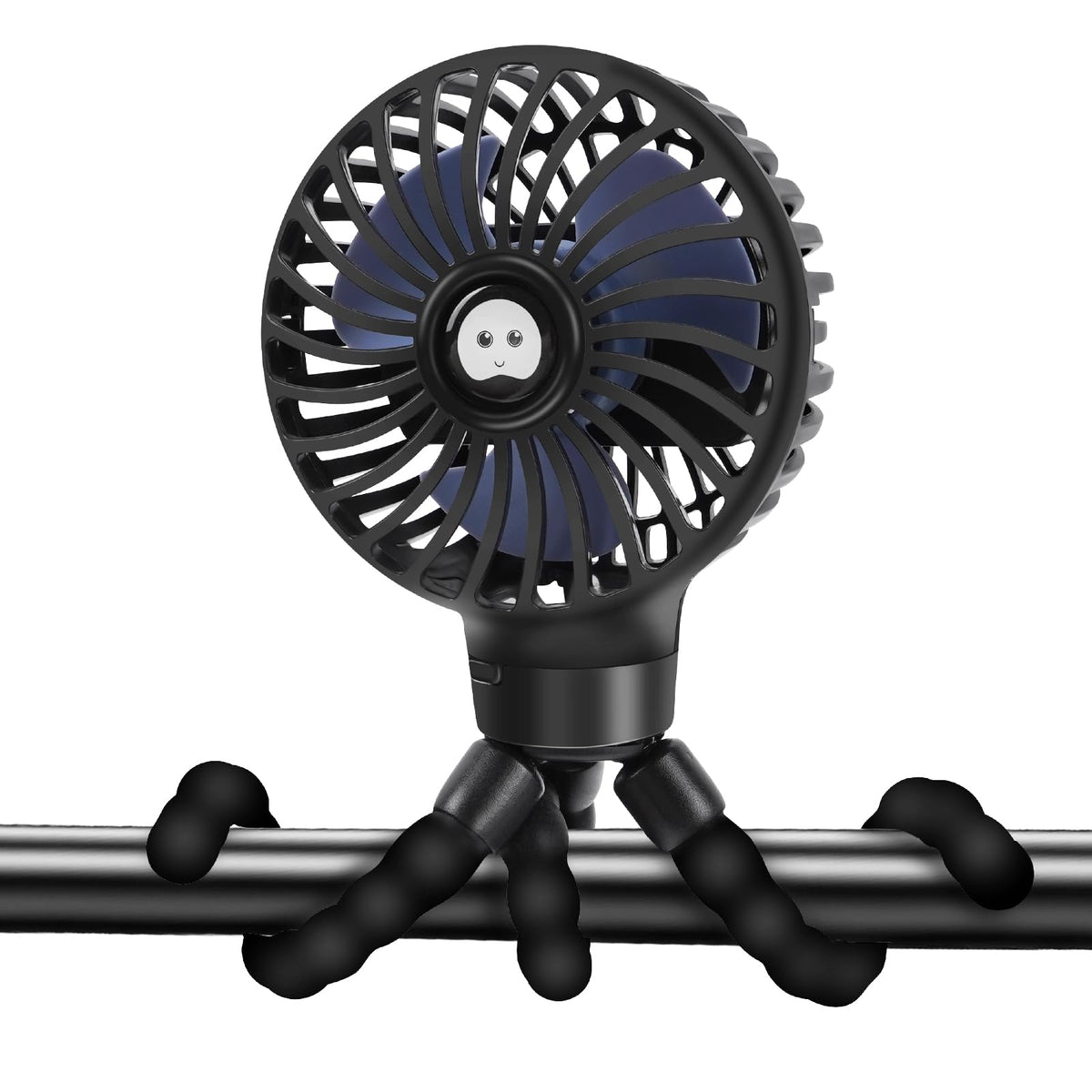 Welodorir rechargeable stroller fan clip-on for safe portable cooling.