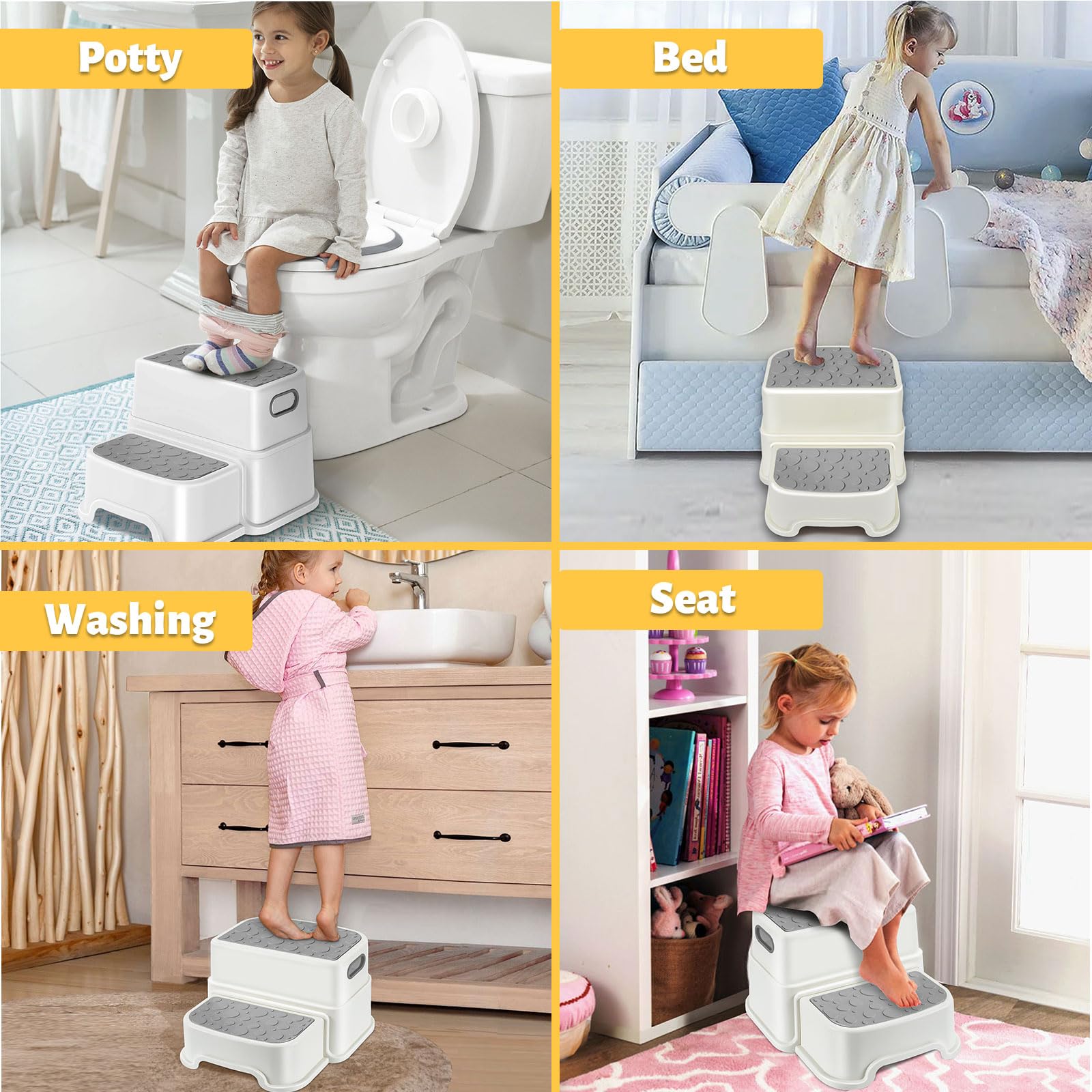 Ideal for potty training and daily routines with WELSPO stool.