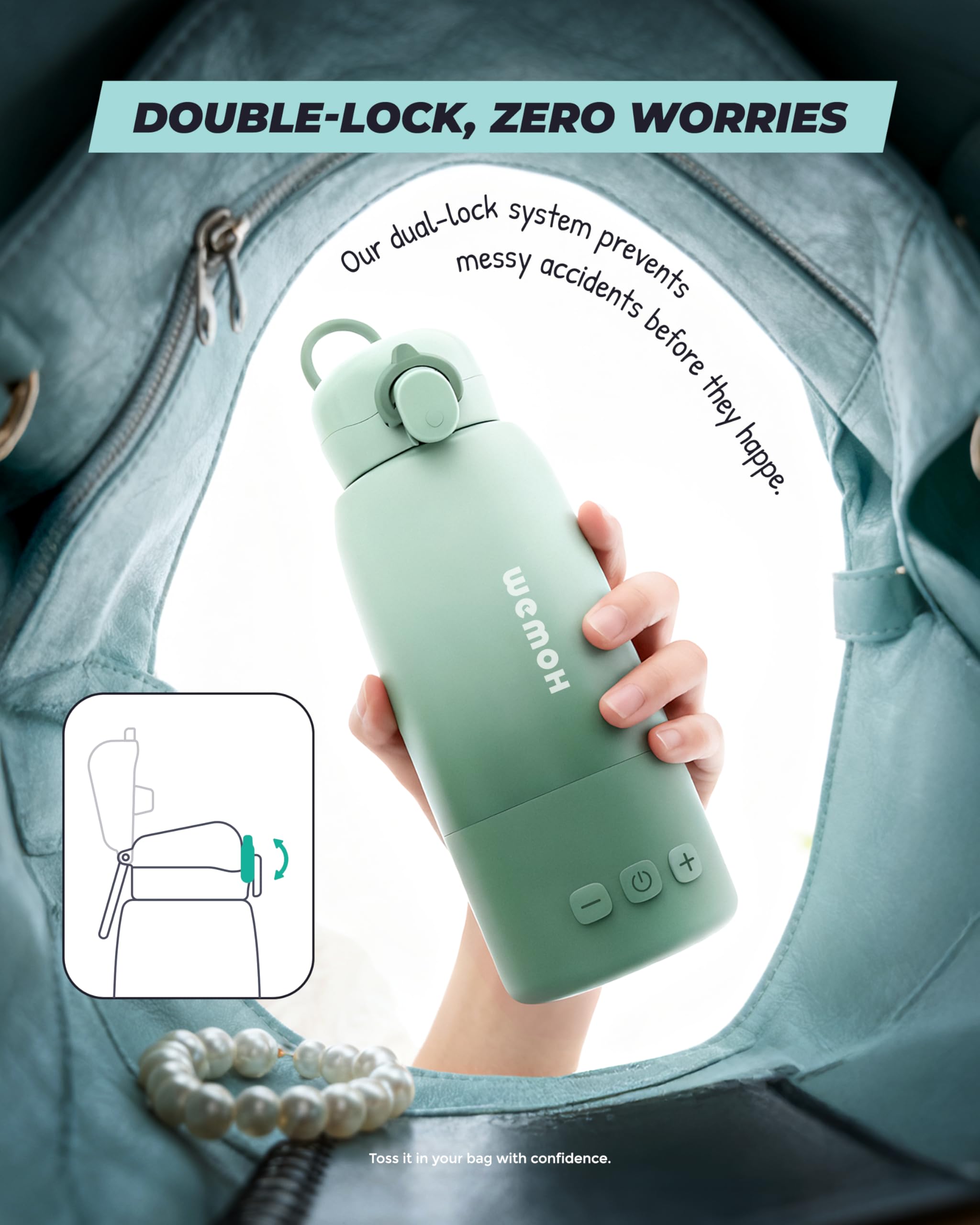 WEMOH formula mode ensures powder dissolves smoothly in hot water.