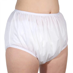 Wemyc adult pull-on overpants waterproof for discreet protection over a diaper