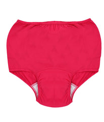 Wemyc underwear elastic waistband closeup demonstrates secure, bulk-free fit under clothing.