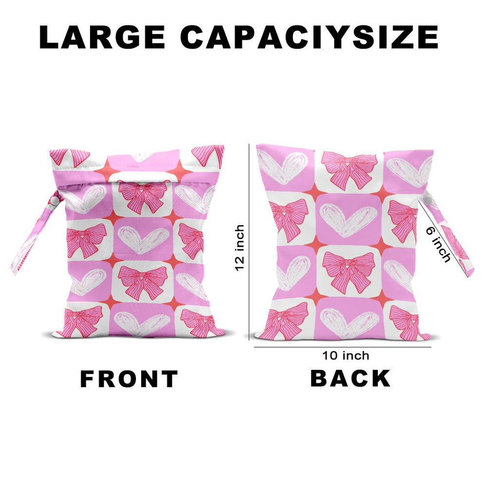 Wenboco wet bag 10x12 inch size for diapers or cosmetics on the go