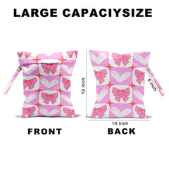 Wenboco wet bag 10x12 inch size for diapers or cosmetics on the go