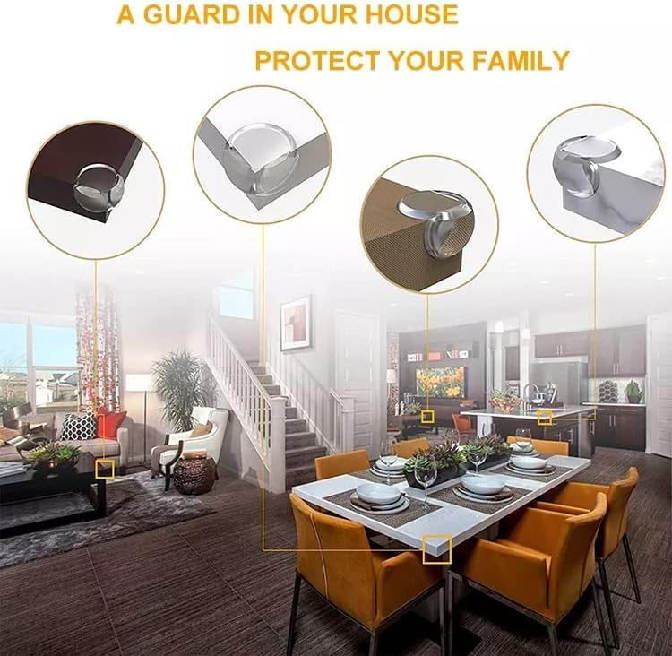 WENPENG transparent edge guards keep decor intact while guarding corners