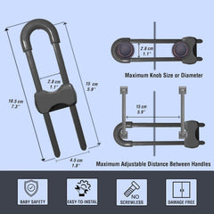 WENPENG lock demonstrates 1–6 inch adjustable range for versatile fit.