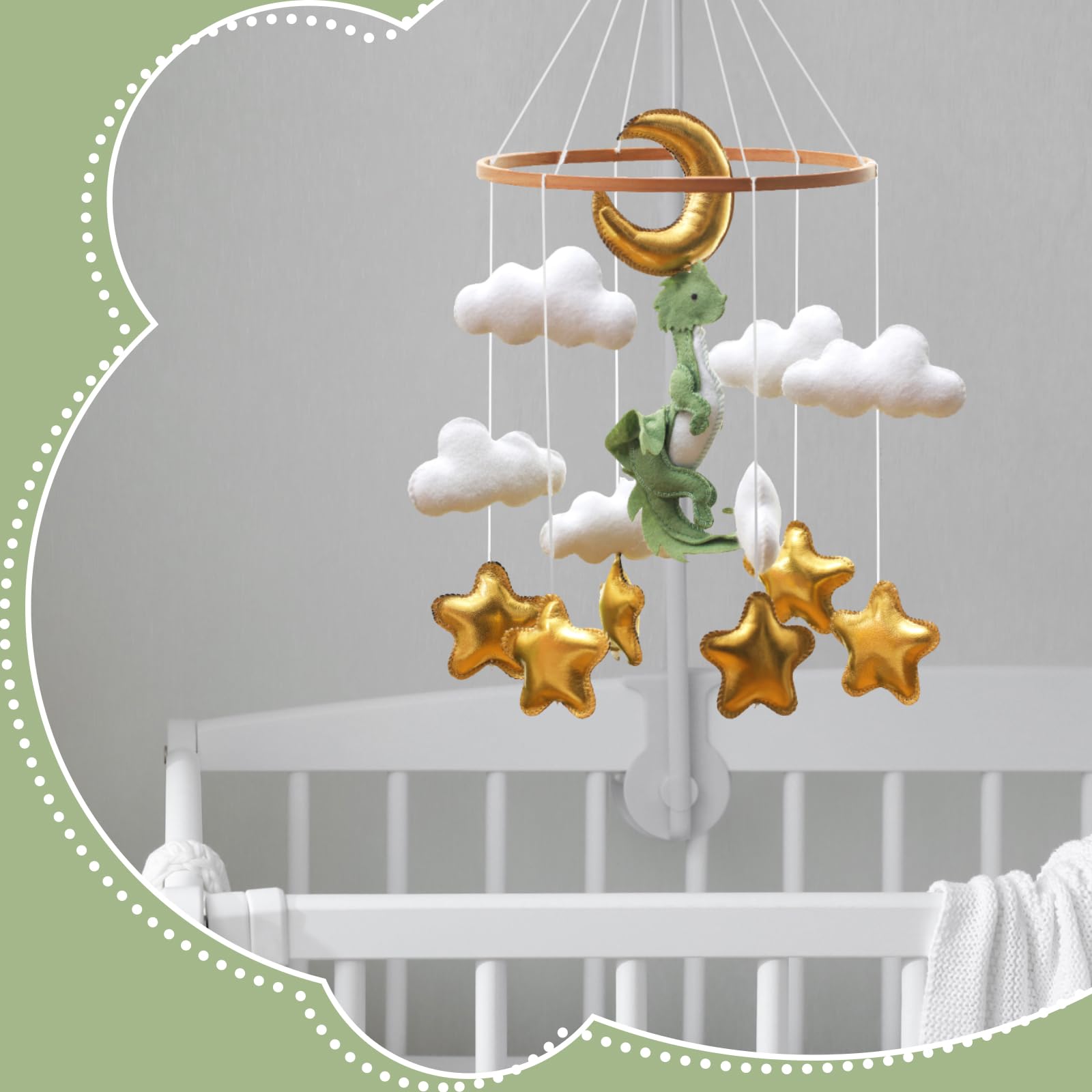 Soft felt construction from Wenqik provides calming visuals.