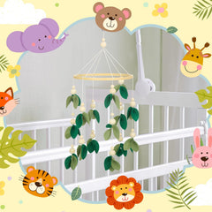 Wenqik 3D forest mobile adds gentle nursery charm