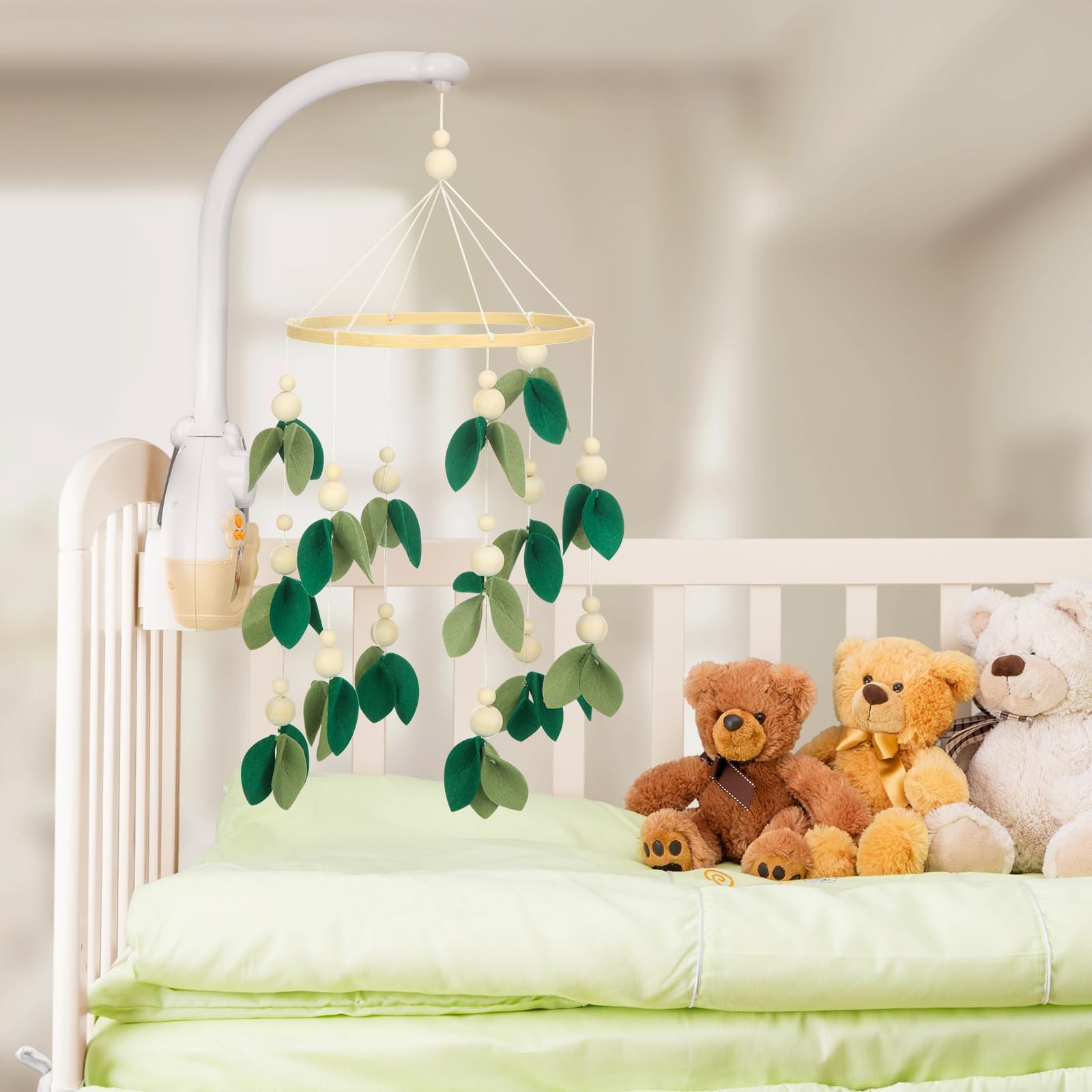 Wenqik woodland nursery decor mobile crafted from soft felt