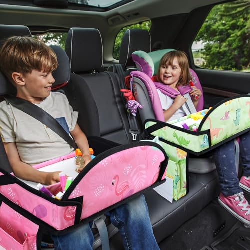 WENRENER car-seat tray showing organized pockets and surfaces