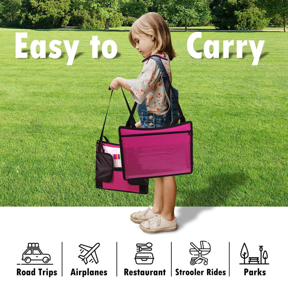 WENRENER tray measures 17 by 13.5 inches for seating space