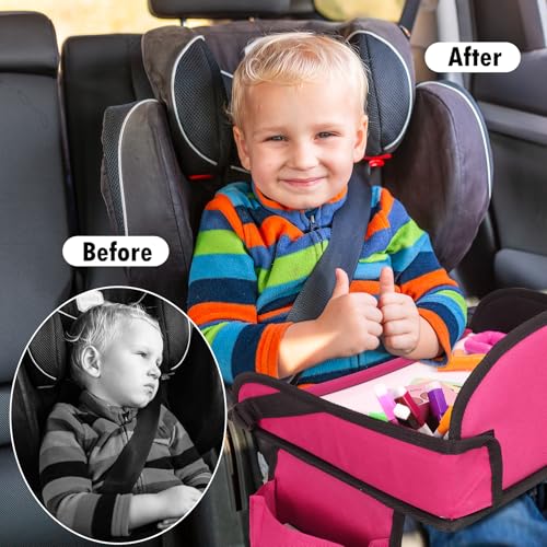 WENRENER travel tray shows adjustable strap for secure fit