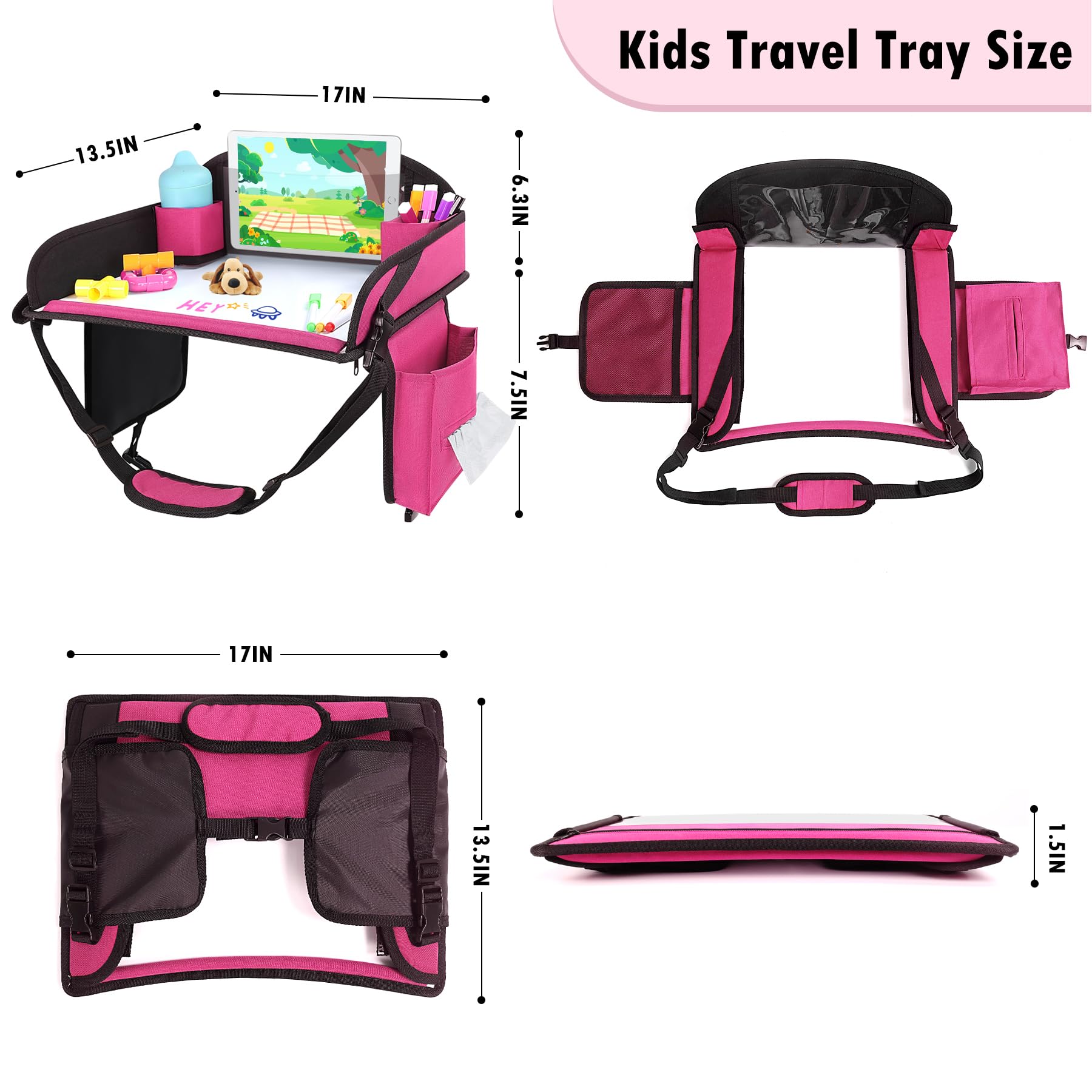 WENRENER portable tissue holder on tray for convenient supplies