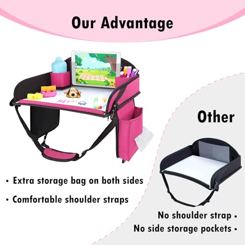 WENRENER travel tray cup holder keeps drinks within reach