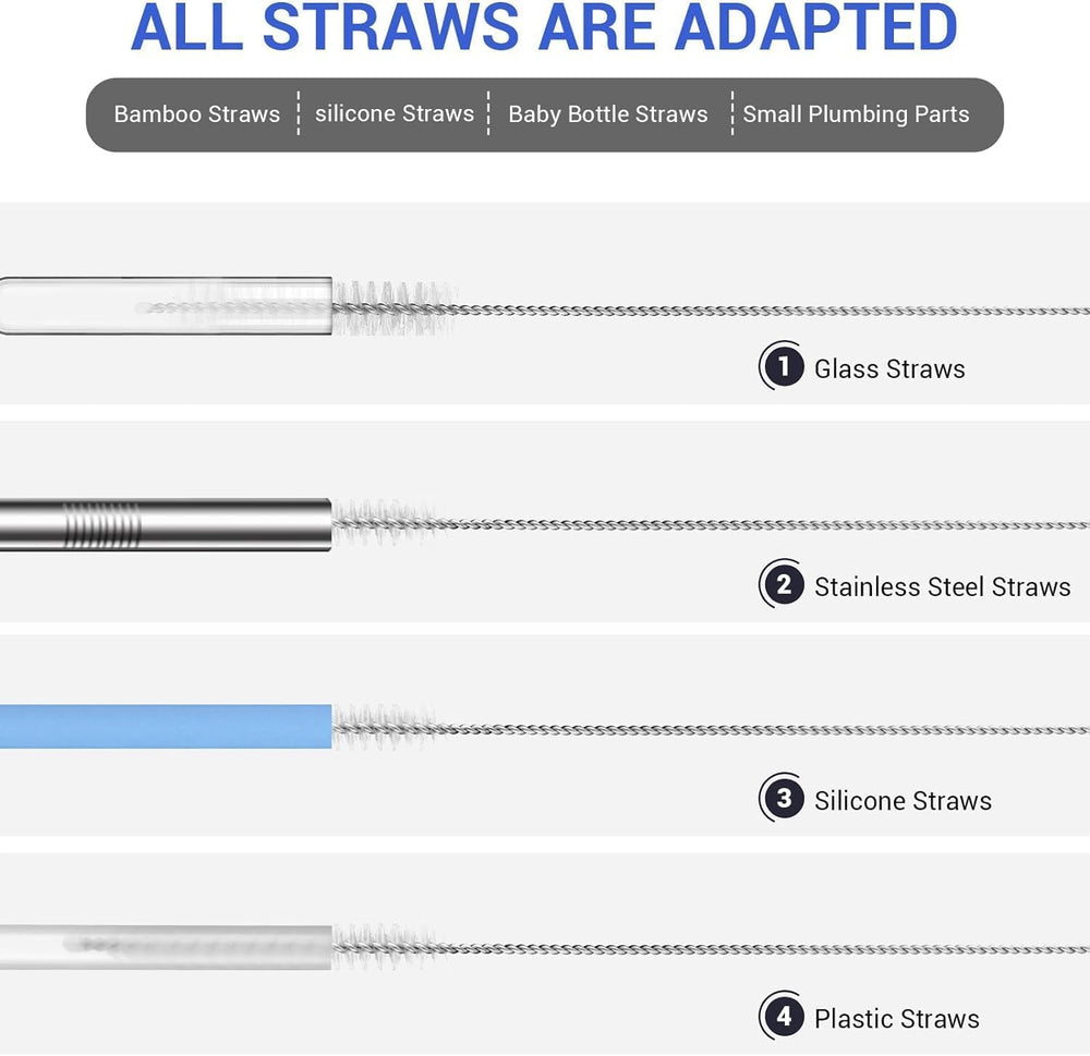 Wentoenapp sippy cup straw brush helps maintain hygienic, residue-free drinkware