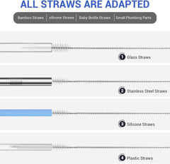 Wentoenapp sippy cup straw brush helps maintain hygienic, residue-free drinkware