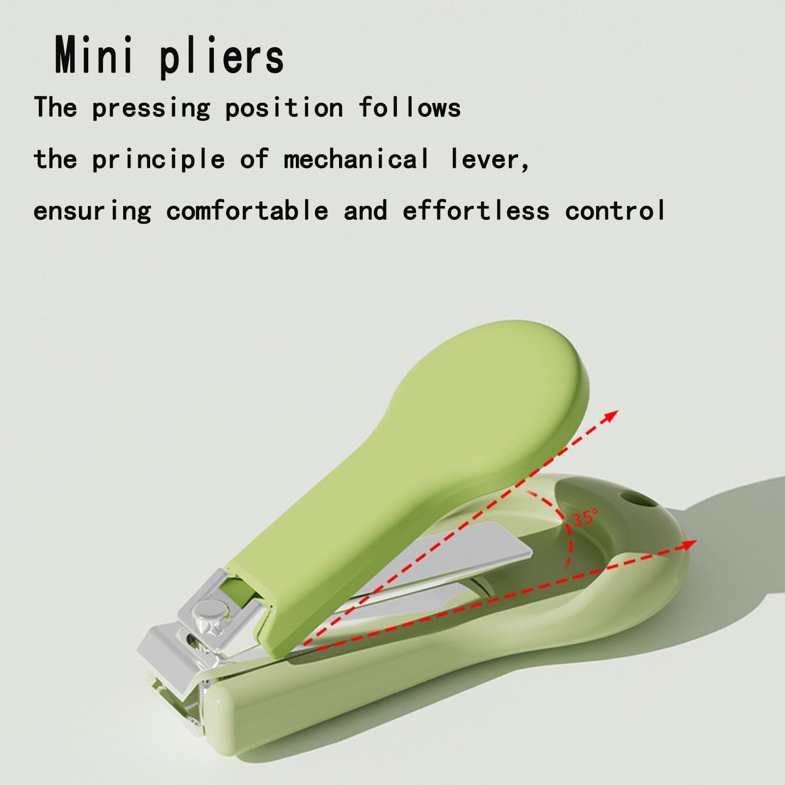 Wentwos anti-slip tweezers used to remove nail debris safely