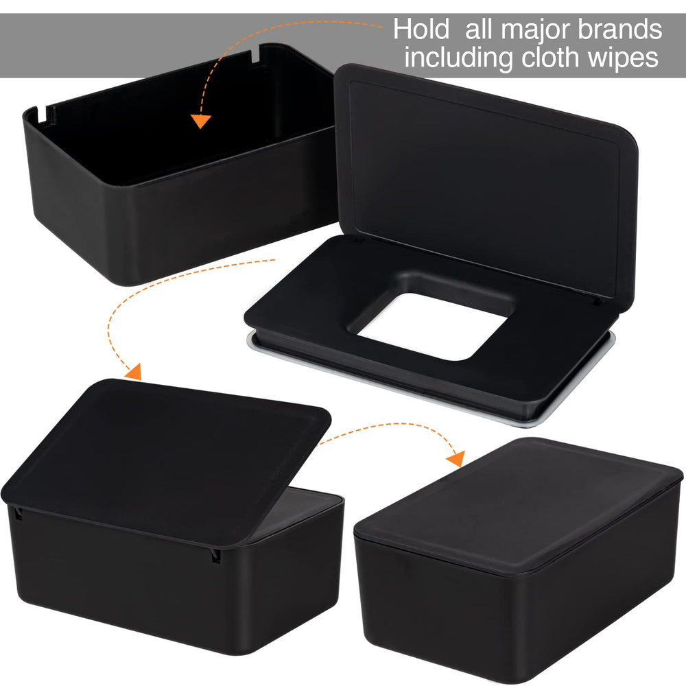Wenvastree portable wipes container for on-the-go use
