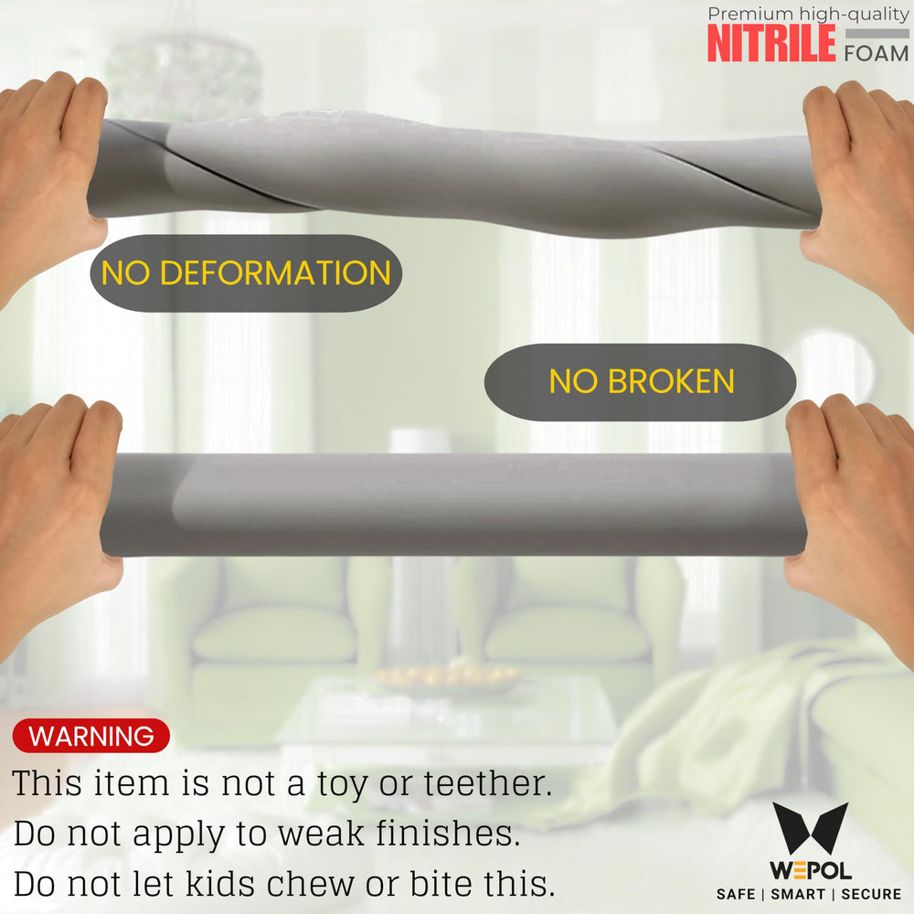 WePOL fireplace edge cushion guards keep little ones safe near warm surfaces.