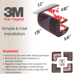 WEPOL furniture safety padding cushions edges around desks and shelves