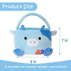 Wepop Easter basket featuring a 3D cow face for fun egg gathering.