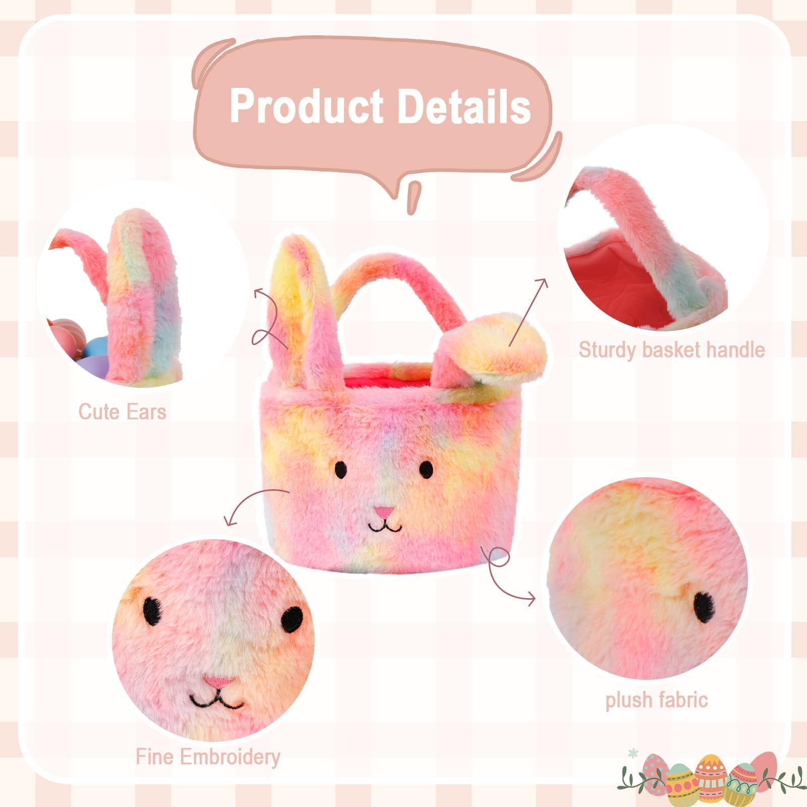 Wepop plush Easter basket doubles as a toy storage bin