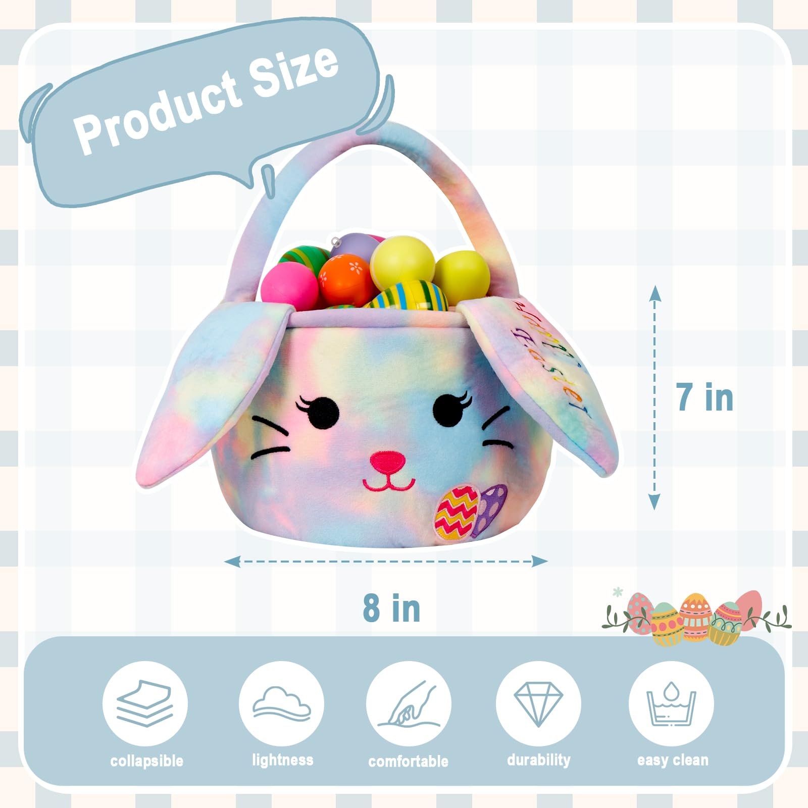 Wepop storage ideas with the plush basket for toys and small items
