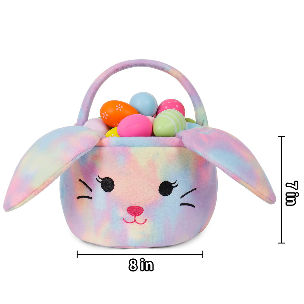 Wepop Easter Bunny Basket colorful design appealing for Easter decor