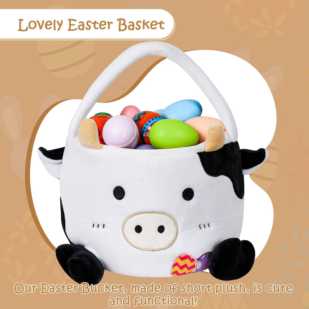 Wepop Easter cow basket with ears detail, playful design for kids' celebrations.