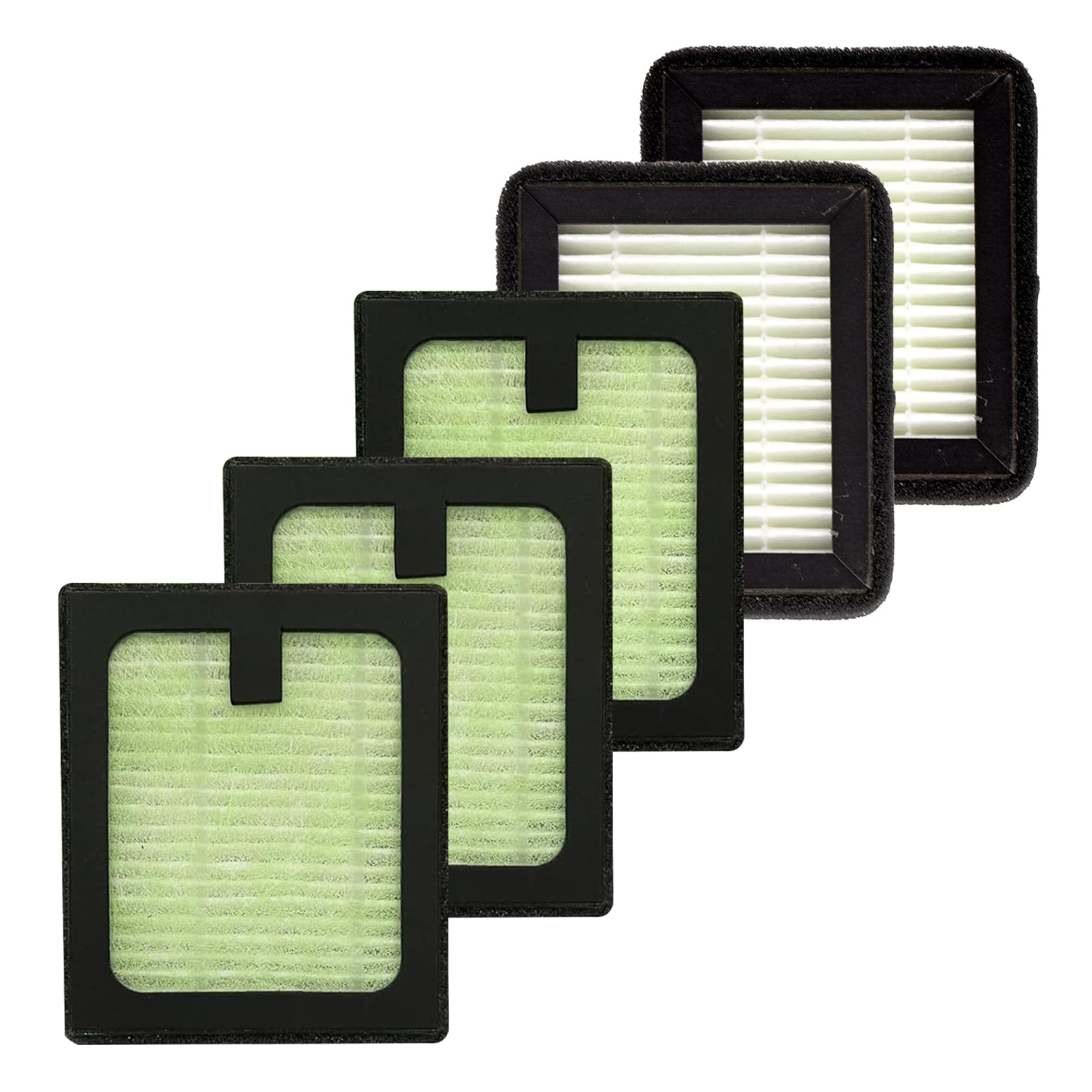 WERJH five-pack HEPA filters for Baby Brezza Advanced, ready for quick compatibility.