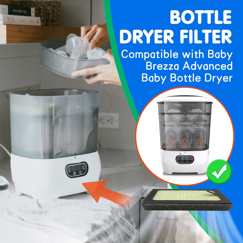 WERJH HEPA filter for Baby Brezza Advanced showing high-efficiency filtration.