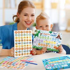 WERNNSAI potty chart construction theme helps track milestones confidently.