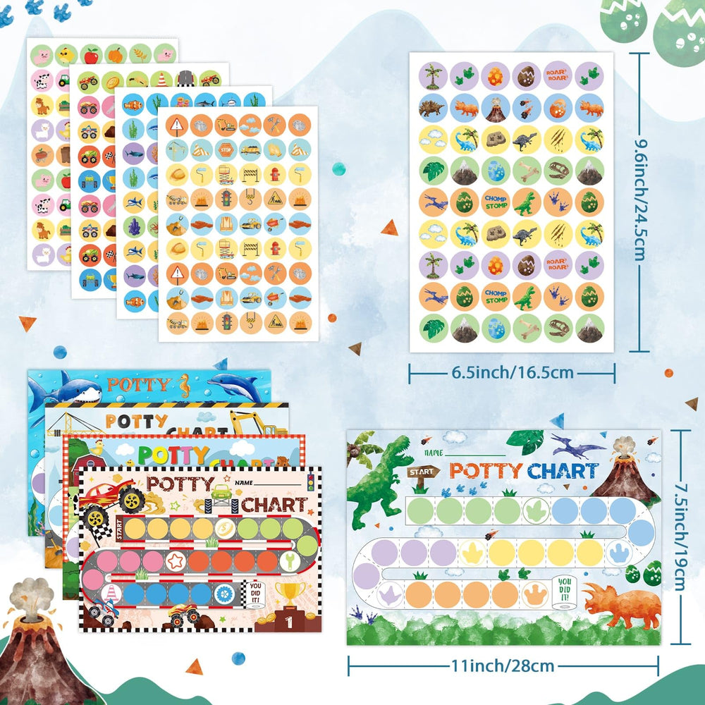 WERNNSAI potty chart monster-truck design engages toddlers during potty time.