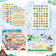 WERNNSAI potty chart monster-truck design engages toddlers during potty time.
