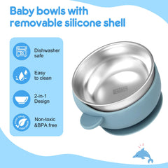Wesketch bowls labeled dishwasher-safe for quick cleanup after meals.