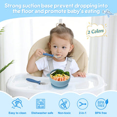 Wesketch bowls with dual-handles for easy lifting during meals.