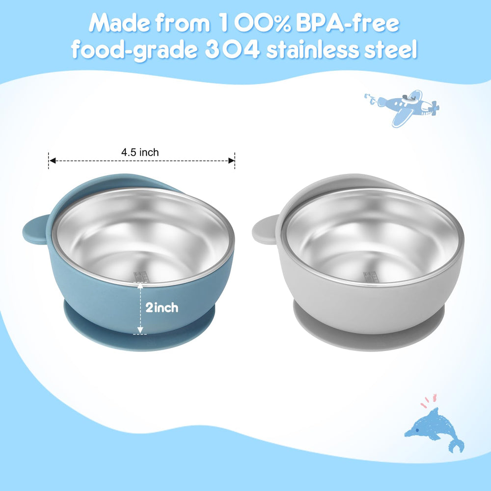 Wesketch bowls showing removable silicone shell for easy cleaning and setup.