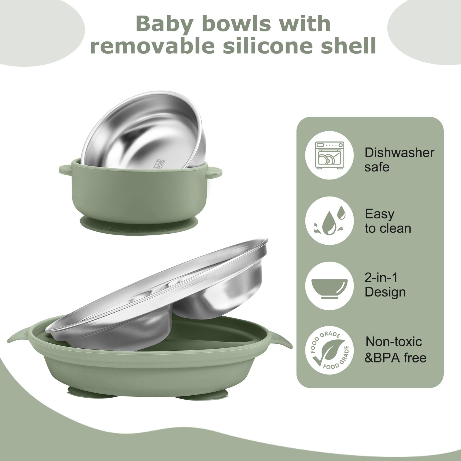 Dishwasher-safe design makes cleanup quick after family meals.