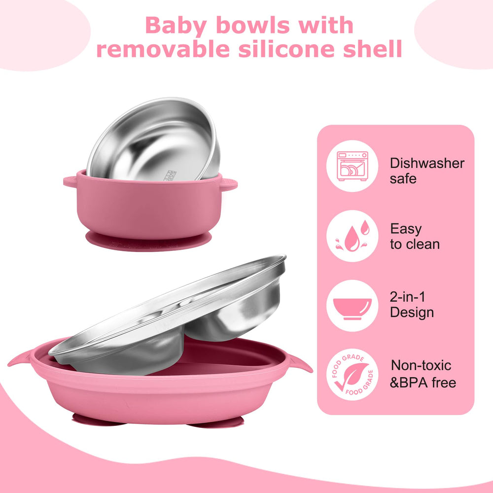 Wesketch non-slip suction grip keeps plates steady on trays