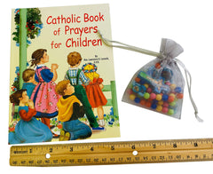 Gift bag presentation of the Westmon Works baptism set, ready for gifting on special days.