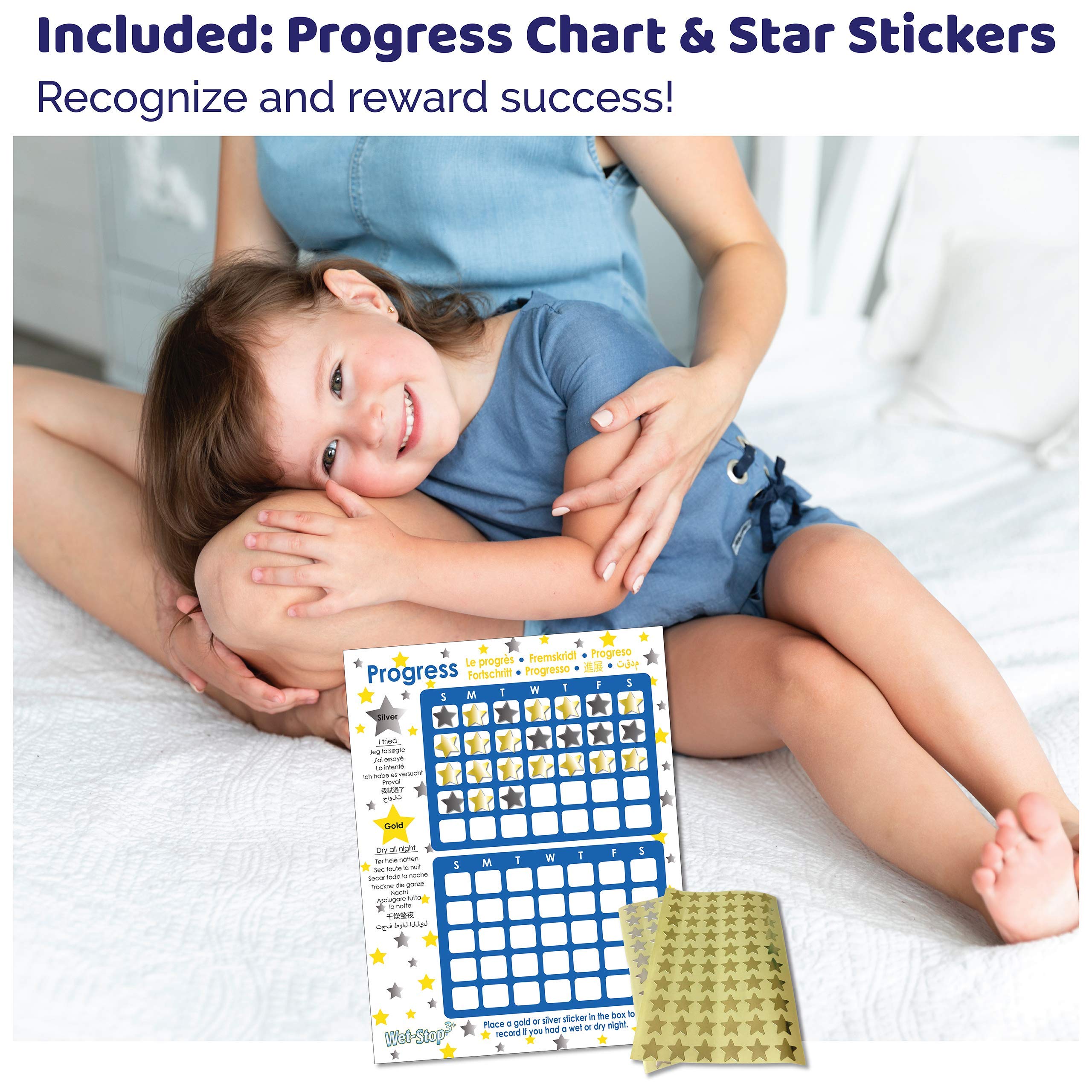 Wet-Stop 3 Green The Complete Bedwetting Book download included for parental guidance.