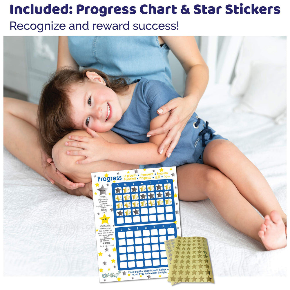 Wet-Stop 3 Green The Complete Bedwetting Book download included for parental guidance.