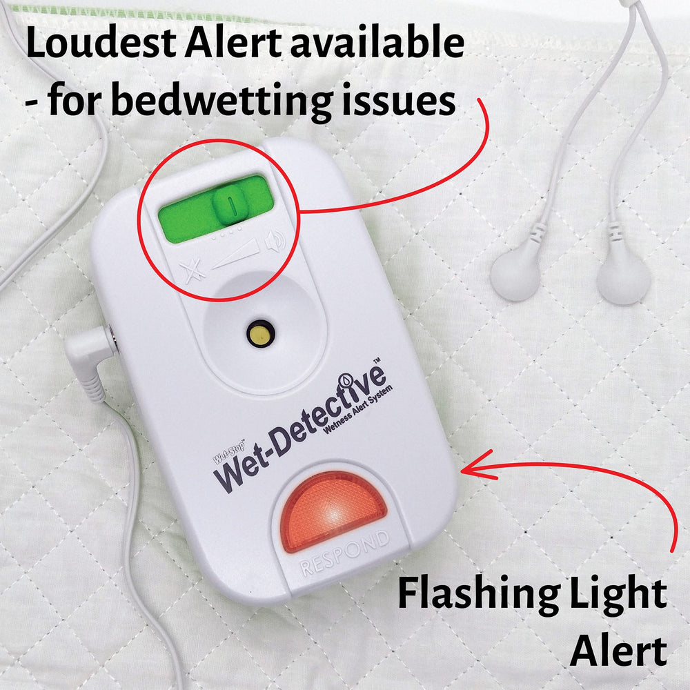 Wet Detective removable cable enables flexible, clothing-free setup.