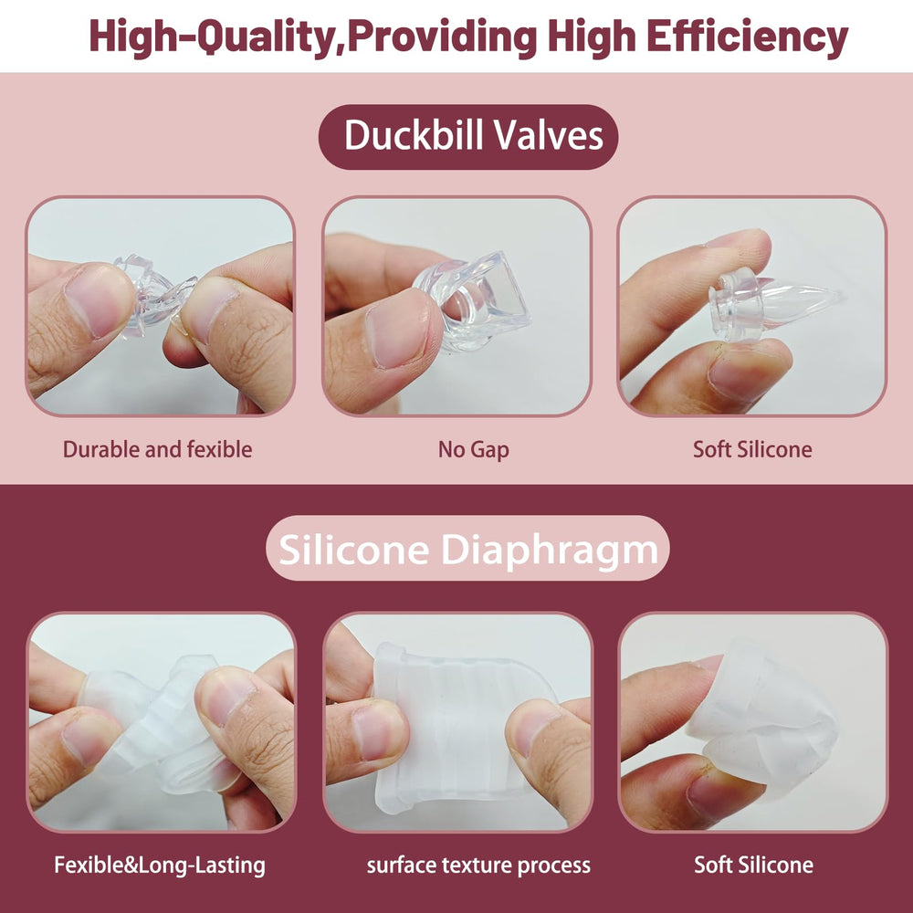 Wevedk BPA-free diaphragm parts for safe, body-friendly pumping replacements.