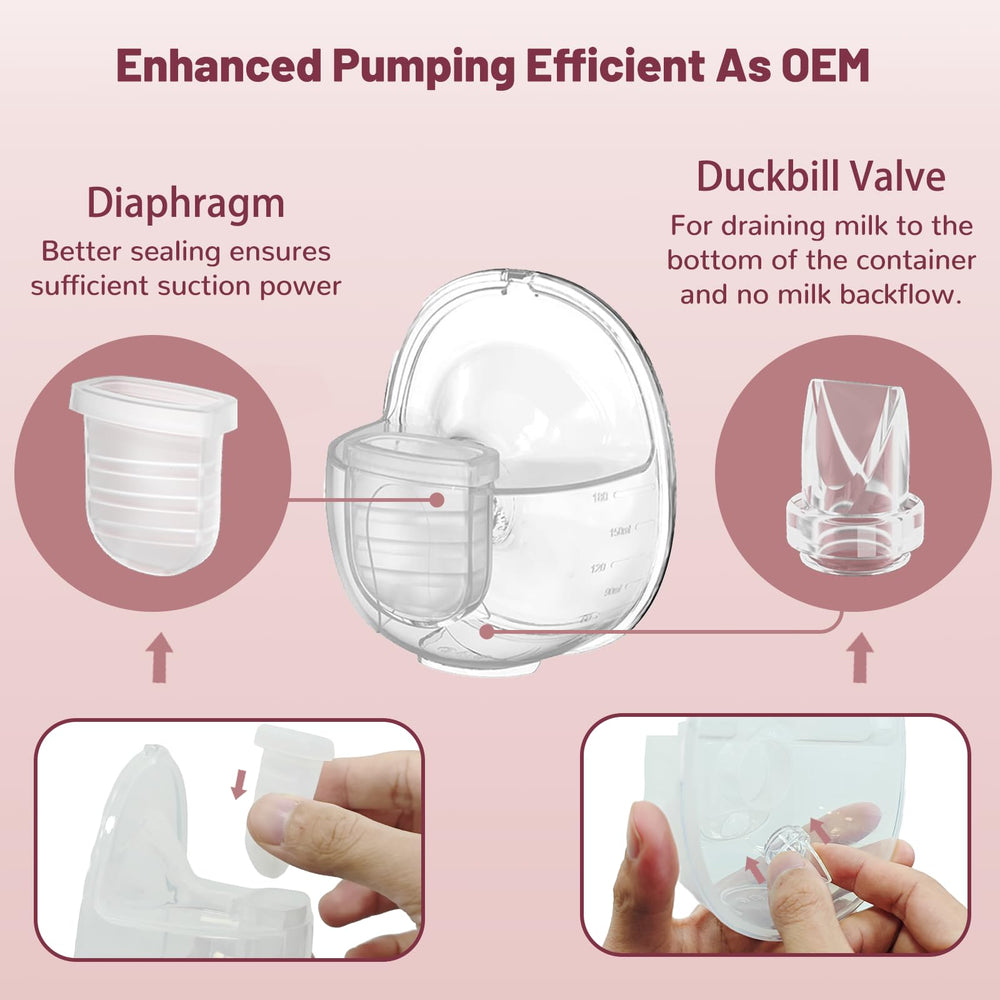 Wevedk duckbill valve S32 for Motif Aura Glow enables smooth, reliable pumping.