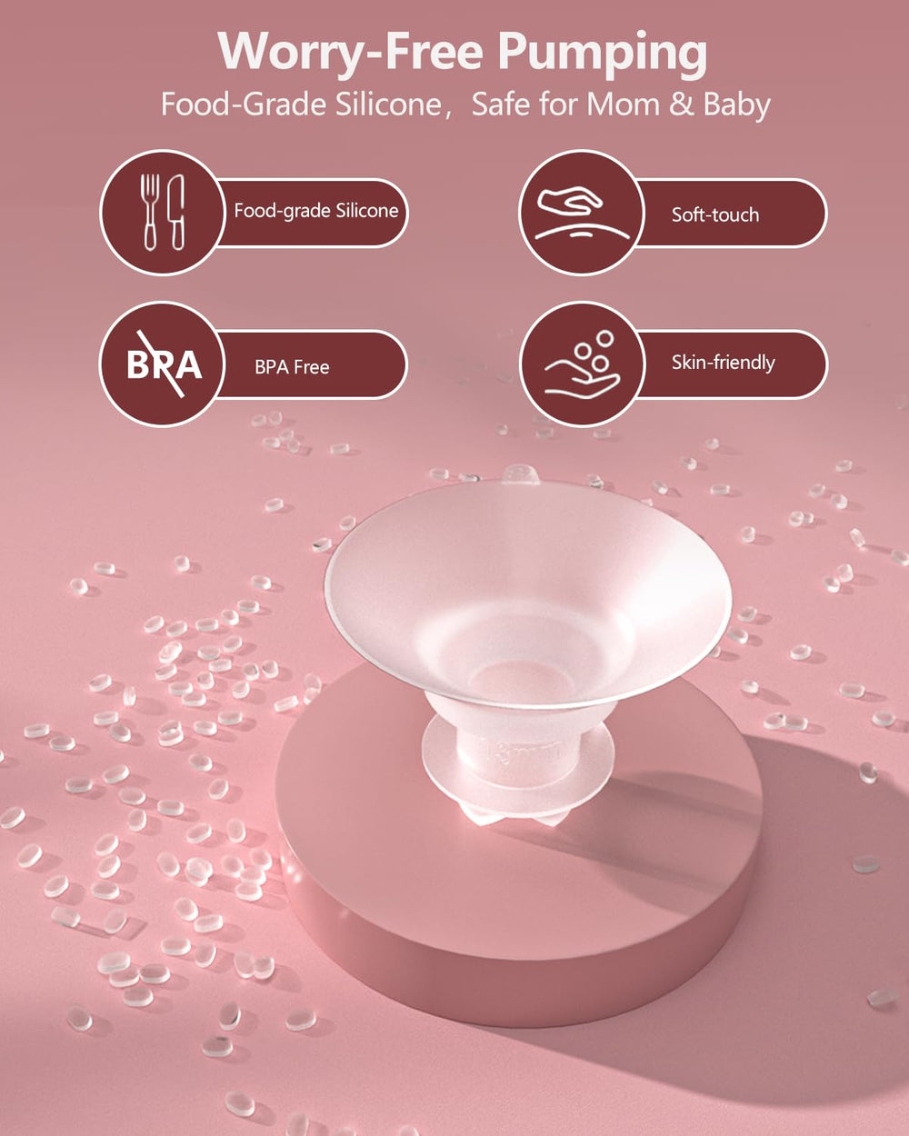 Wevedk 21mm multi-size flange insert set for optimal fit.